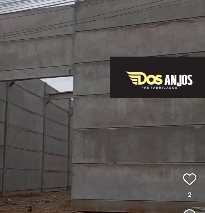 Estrutura de concreto pré-moldado apresentada pela Dos Anjos